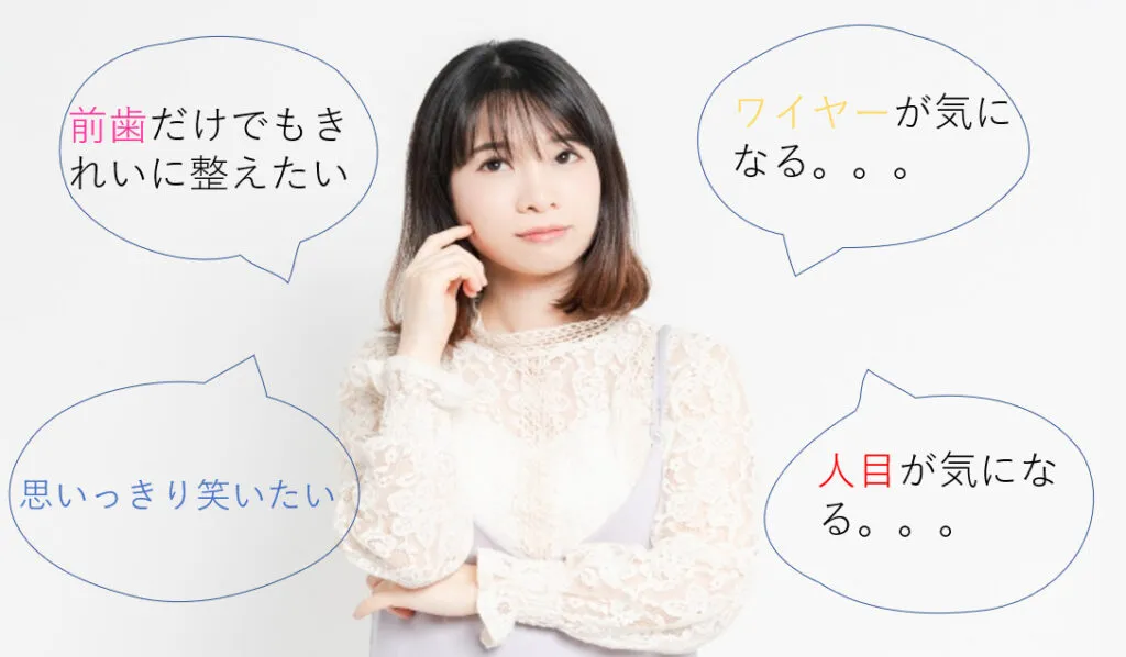 歯並びで、お悩みではありませんか?